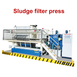 Prensa de filtro de lodos / Prensa de filtro de aguas residuales